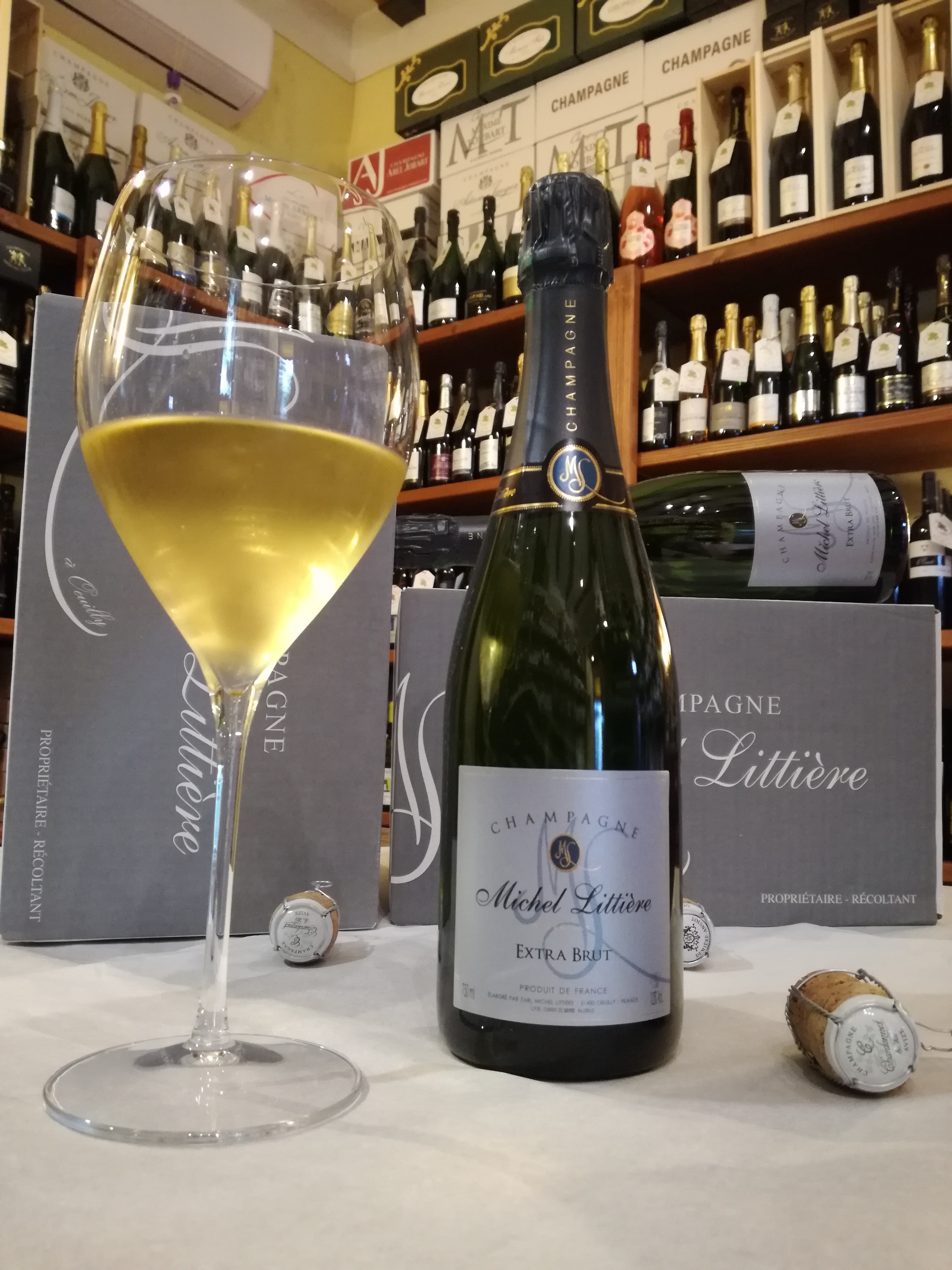 CHAMPAGNE MICHEL LITTIERE EXTRA BRUT R.M. IN OEUILLY - 0,75L - 12% Vol.