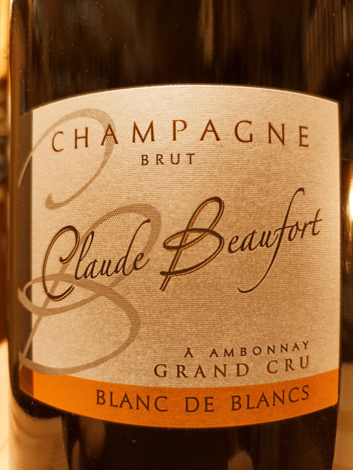 CHAMPAGNE CLAUDE BEAUFORT BRUT GRAND CRUBLANC DE BLANCS MAGNUM 1550 ML  (R.M. A AMBONNAY)