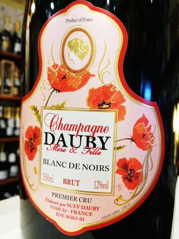 CHAMPAGNE DAUBY MERE & FILLE BRUT BLANC DE NOIRS PREMIER CRU MAGNUM 1500 ML (a AY - FRANCE)