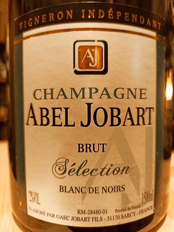 CHAMPAGNE ABEL  JOBART BRUT SELECTION BLANC DE NOIRS MAGNUM 1500 ML (R.M. à SARCY - FRANCE)