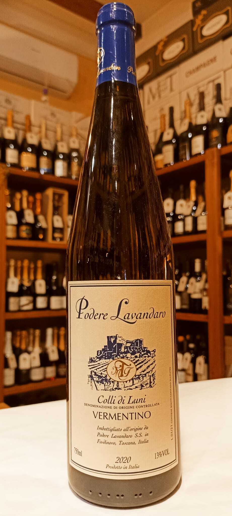 Vermentino dei Colli di Luni D.o.c. - Az. Ag. Podere Lavandaro - 0,75 L