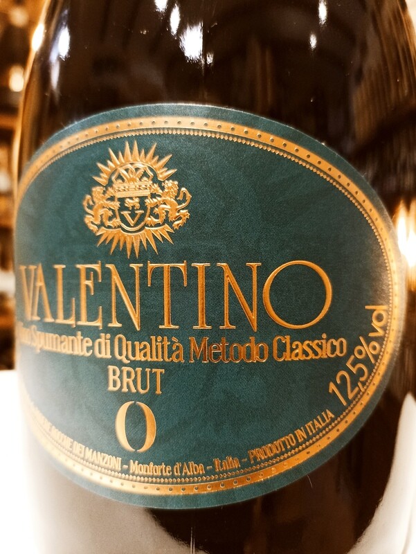 ALTA LANGA VALENTINO BRUT ZERO BLANC DE BLANCS MILLESIMATO 2009 MAGNUM 1500 NON ASTUCCIATO (AZ. AGR. ROCCHE DEI MANZONI - MONFORTE D'ALBA)