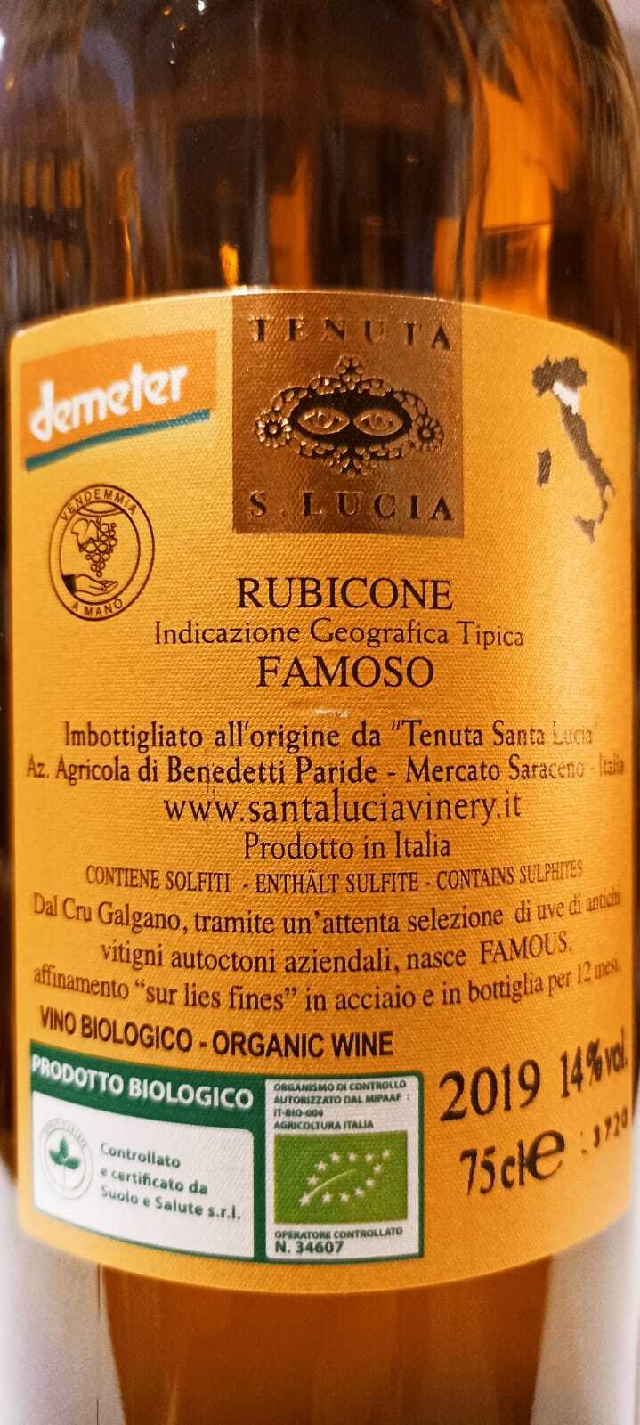 Rubicone Bianco I.g.t. Famoso 2019 - Az. Agr. Tenuta S. Lucia - 0,75 L