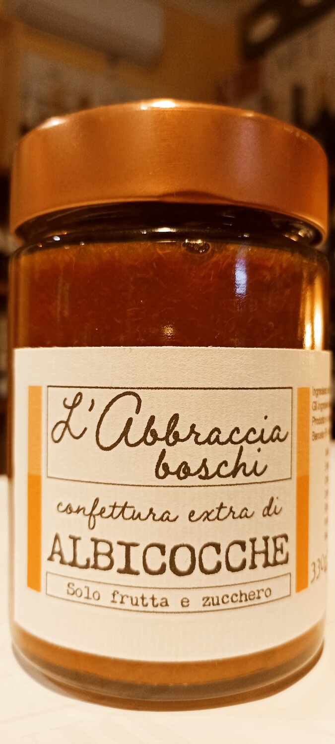 Confettura Extra di Albicocche 330 grammi - L'Abbraccia Boschi - Bergotto di Berceto (Parma)