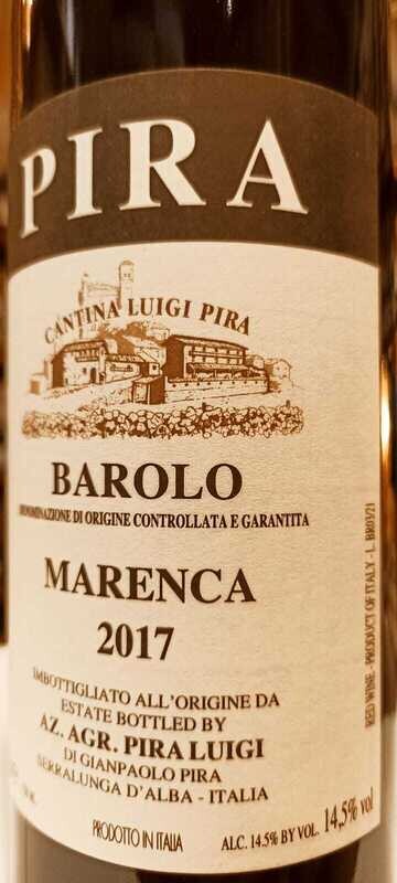 Barolo D.o.c.g. Marenca  - Az. Agr. Pira - 0,75 Litri