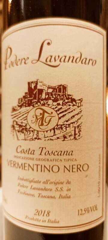 Vermentino Nero I.g.t. Colli di Luni 2019 - Az. Agr. Podere Lavandaro - 0,75 L