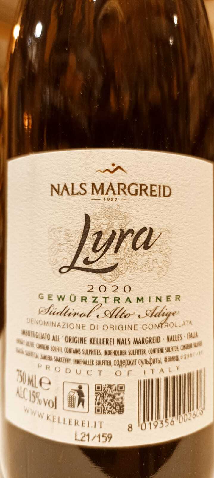 Gewurztraminer D.o.c. Lyra 2020 - Az. Agr. Nals Margreid - 0,75 L