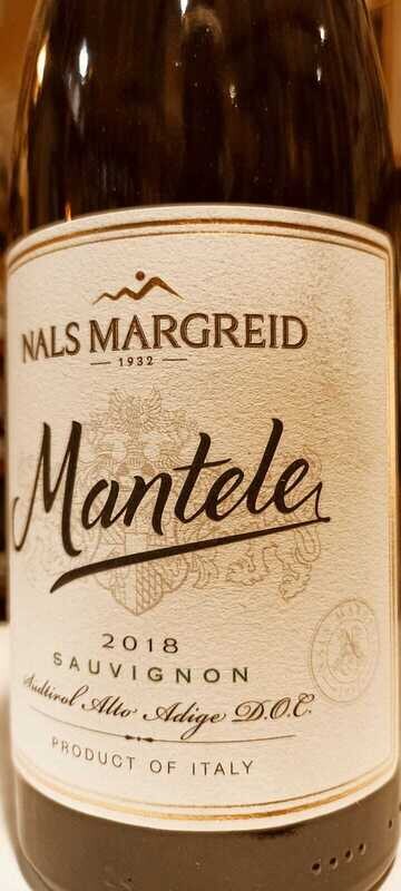 Alto Adige Sauvignon D.o.c. Mantele 2019/2020 - Az. Agr. Nals Margreid