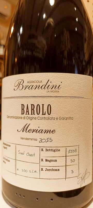 Barolo D.o.c.g. Meriame 2015 Magnum 1,5 L  in cassa di legno - Az. Agr. Brandini La Morra