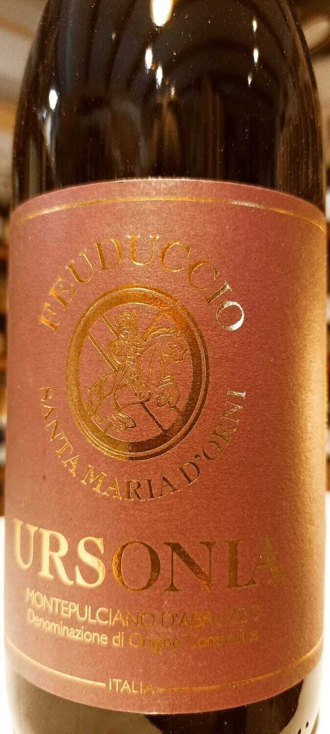 Montepulciano d'Abruzzo D.o.c. Millesimato Ursonia - Az. Agr. Il Feuduccio di Santa Maria d’Orni (CH) - 0,75 L