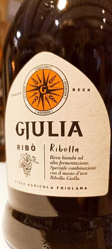 Birra Agricola Friulana Giulia Ribò (con mosto di Ribolla Gialla) Birrificio Giulia - 0,75 L