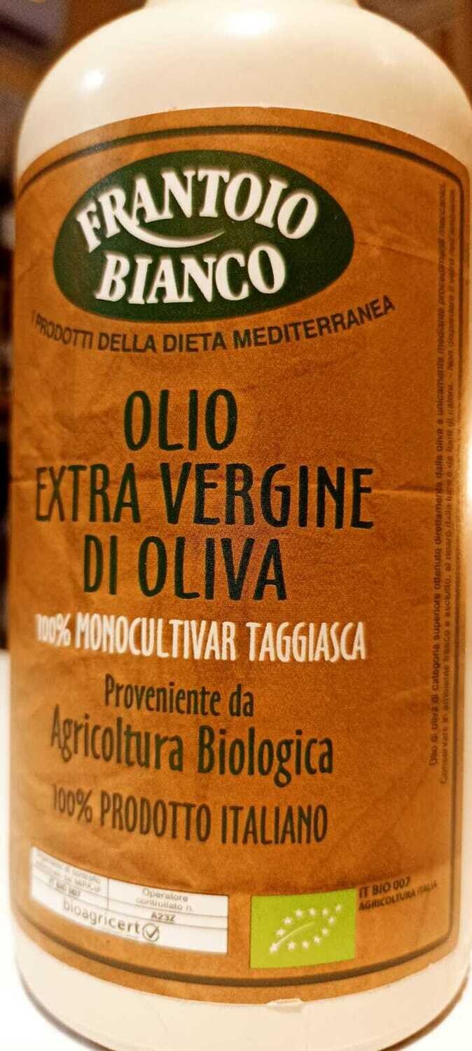 Olio Extra Vergine di Oliva 100% Italiano Monocultivar Taggiasca - Frantoio Bianco - 0,5 L