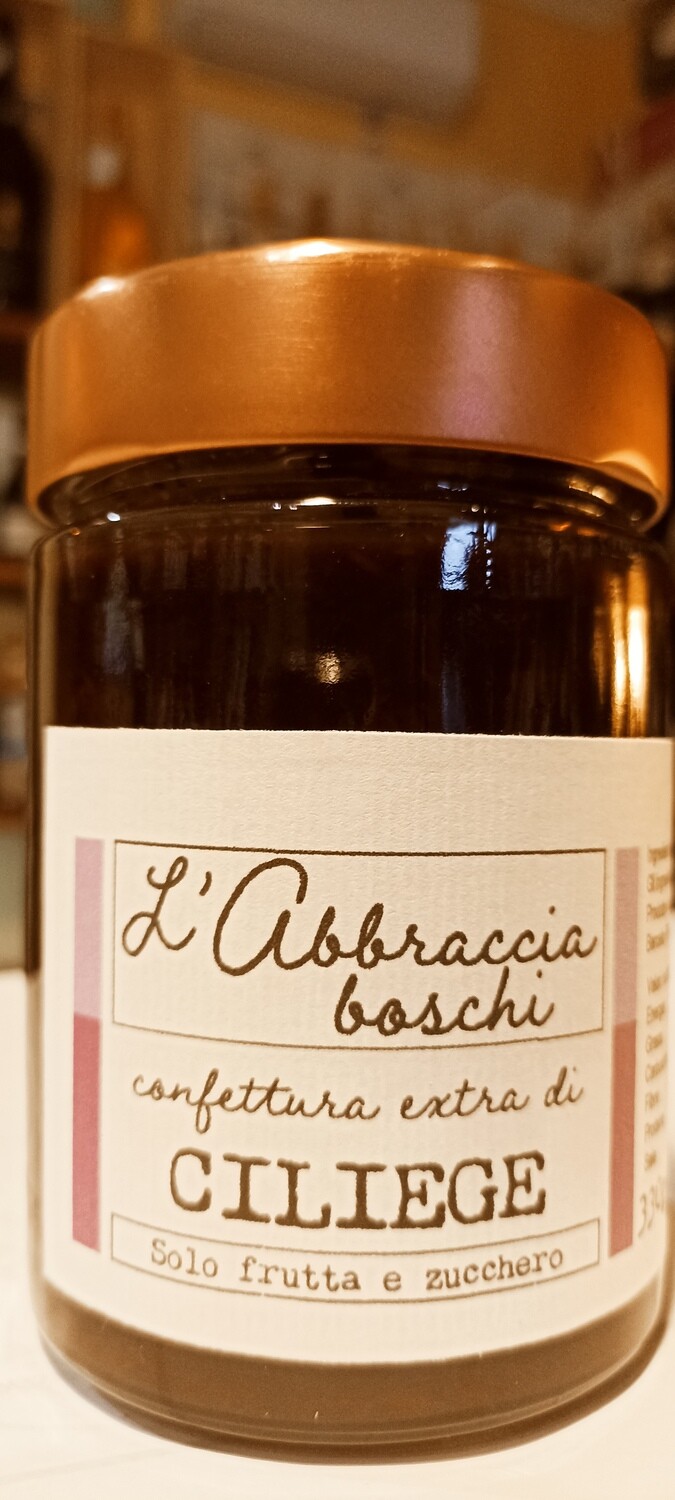Confettura Extra di Ciliegie 330 grammi - L'Abbraccia Boschi - Bergotto di Berceto (Parma)