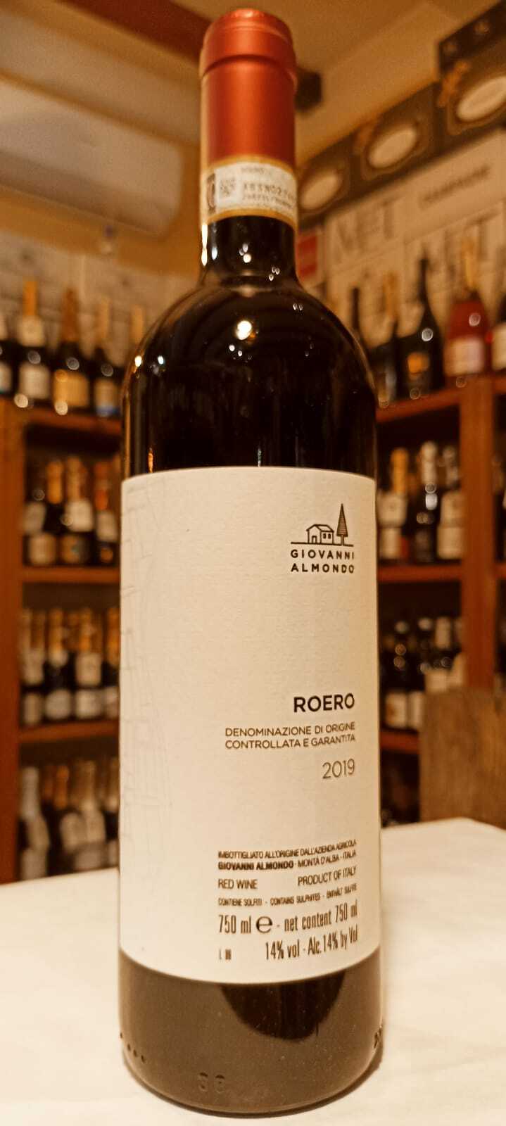 Roero Rosso D.o.c.g. 2019 - Az. Agr. Giovanni Almondo - Montà d'Alba - 0,75 L