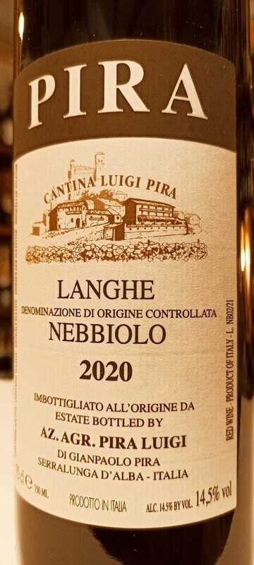 Langhe Nebbiolo D.o.c. Millesimato - Az Agr. Pira - 0.75 L