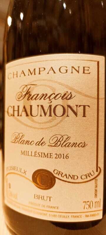 Champagne Francois Chaumont Blanc de Blancs Millésime 2016/2017 Puisieulx Grand Cru - R.M. in Oeuilly - France - 0,75 L
