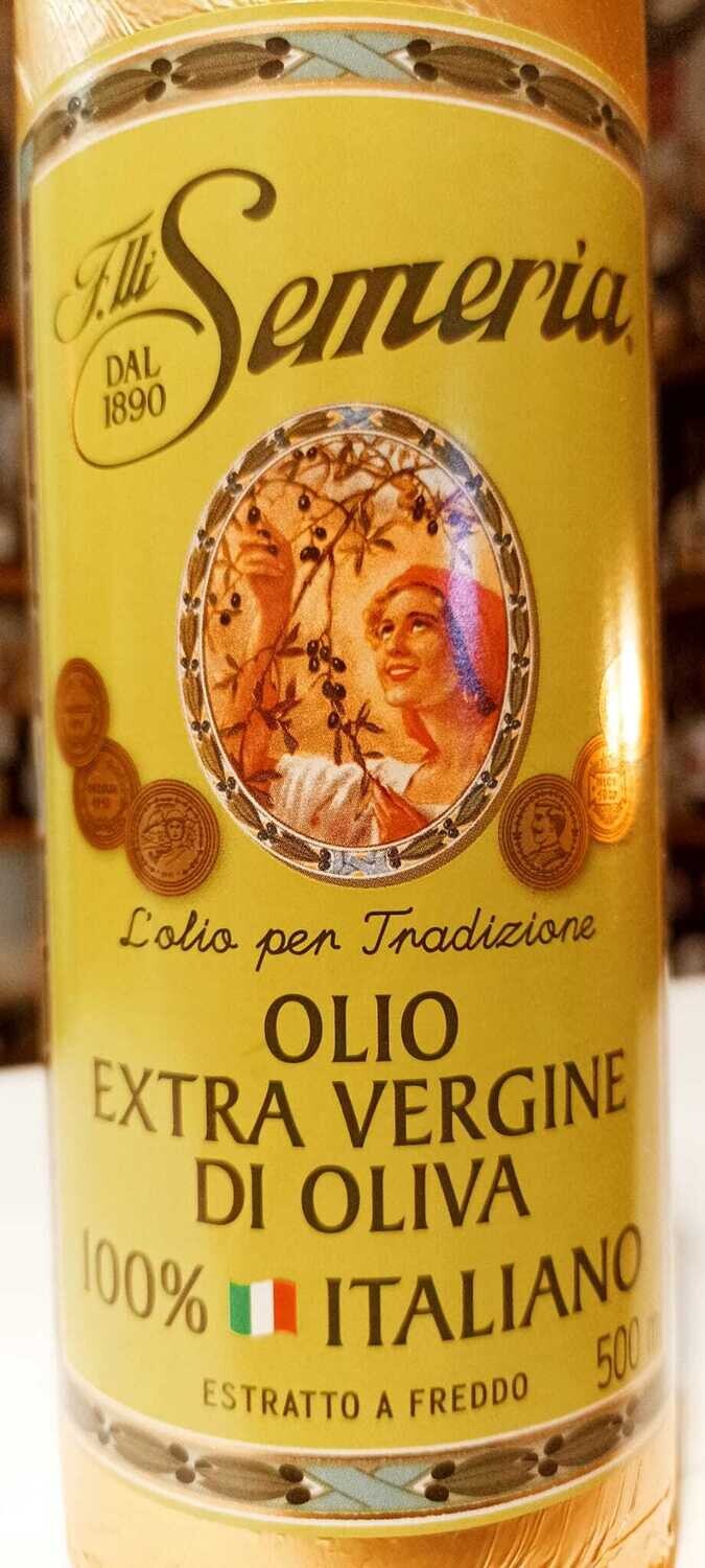 Olio Extra Vergine di Oliva 100% Italiano - F.lli Semeria - 0,5 L