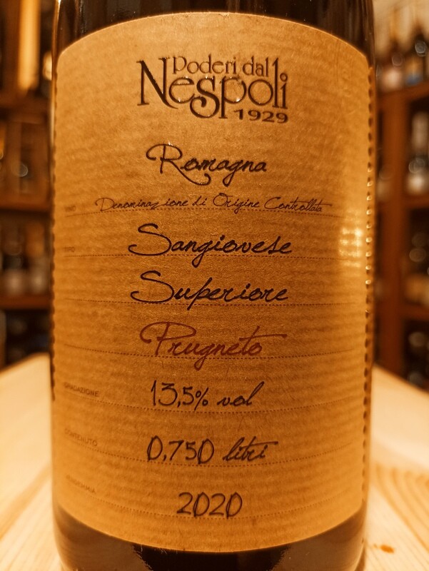 Sangiovese di Romagna Superiore Prugneto - Az. Vit. Poderi dal Nespoli 1929 - 0,75 L