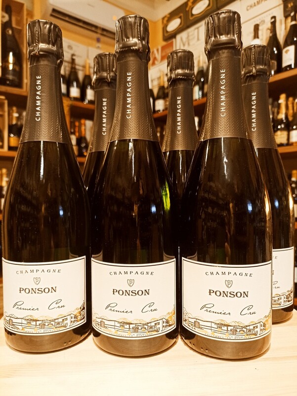 Champagne Maxime Ponson Extra Brut Premiére Cru - 6 bottiglie da 0,75 L