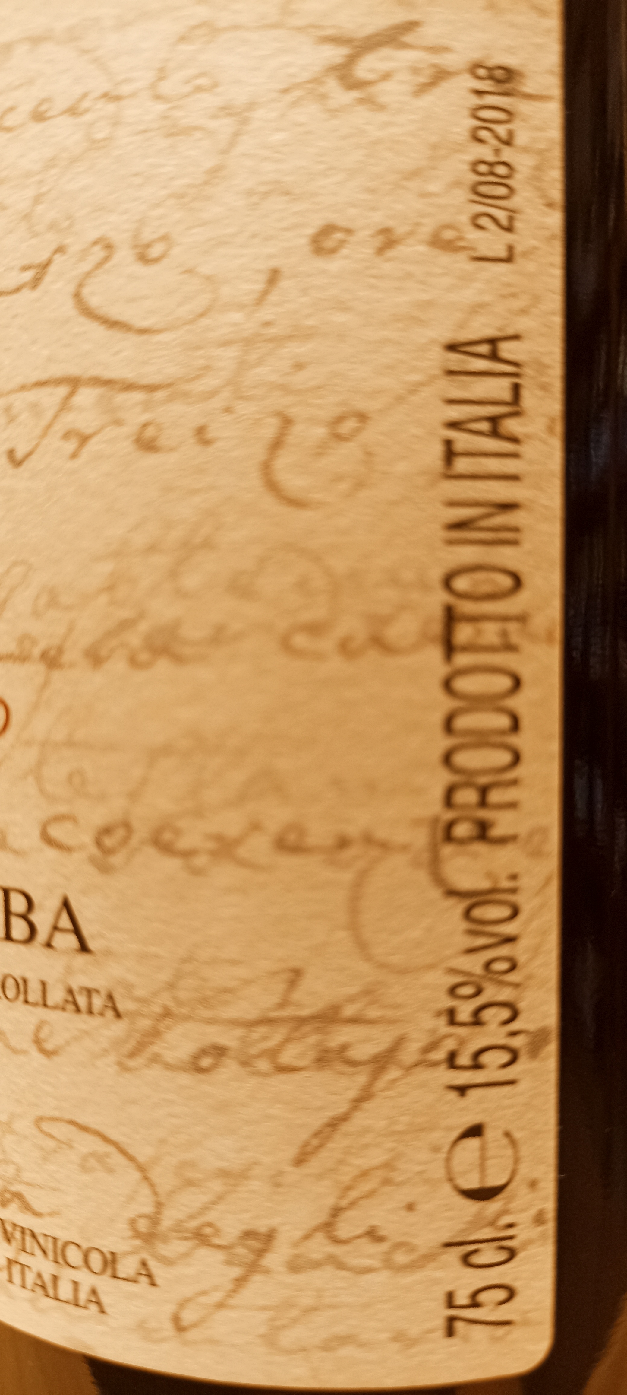 Barbera d'Alba Superiore D.o.c. Riserva Tulin 2016 Az. Vit. Pelissero - 0,75 L