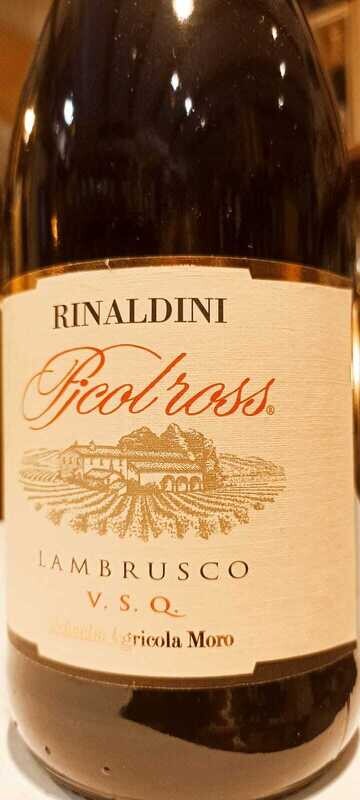 Lambrusco Spumante Metodo Classico I.g.p. Picol Ross - Az. Agr. Moro Rinaldini - 0,75 L