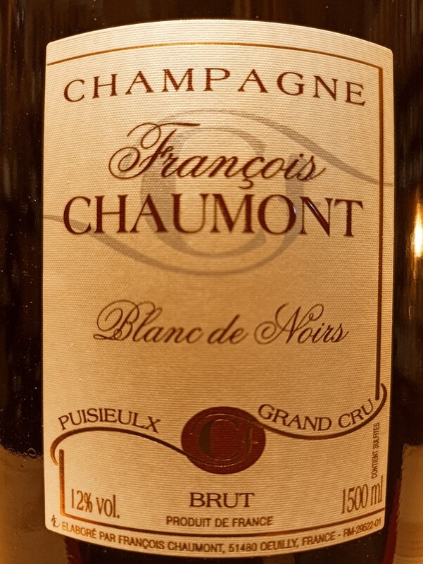 Champagne Francois Chaumont Brut Blanc de Noirs Grand Cru s.a. Magnum 1500 ml Cassa Legno