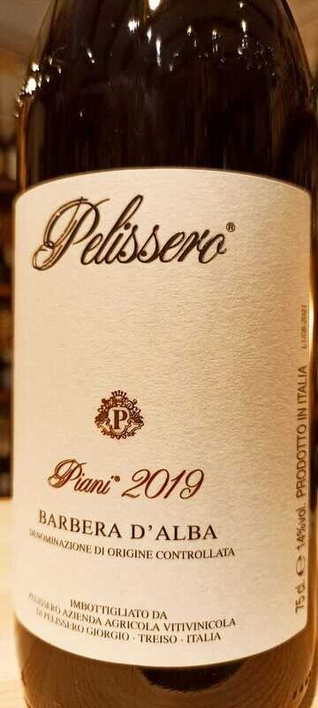 Barbera D'Alba D.o.c. Piani 2019 - Az. Agr. Pelissero - 0,75 L