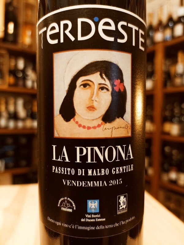 Terre d'Este I.g.t. Passito di Malbo Gentile La Pinona  - Az. Vit. Cantina del Frignano - 0,375L - 13,5% Vol.