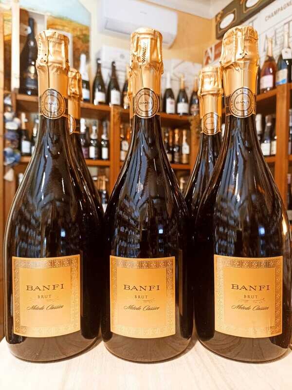 Banfi Brut Spumante Metodo Classico - 6 bottiglie da 0,75 L