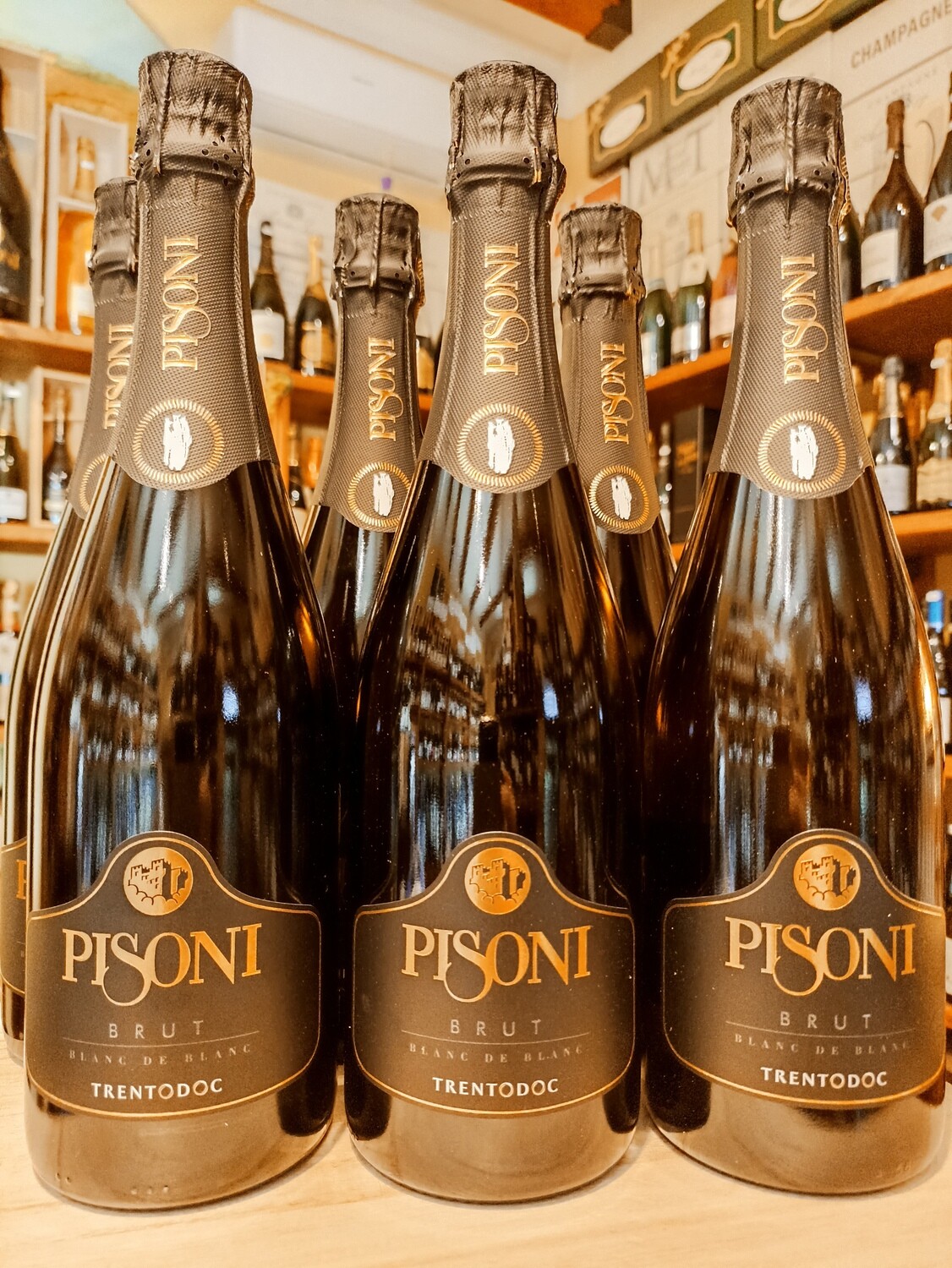 Trento d.o.c. Brut Blanc de Blanc Millesimato - Az. Vit. F.lli Pisoni - Pergolese di Mandruzzo TN - Cassa da 6 bottiglie da 0,75 L