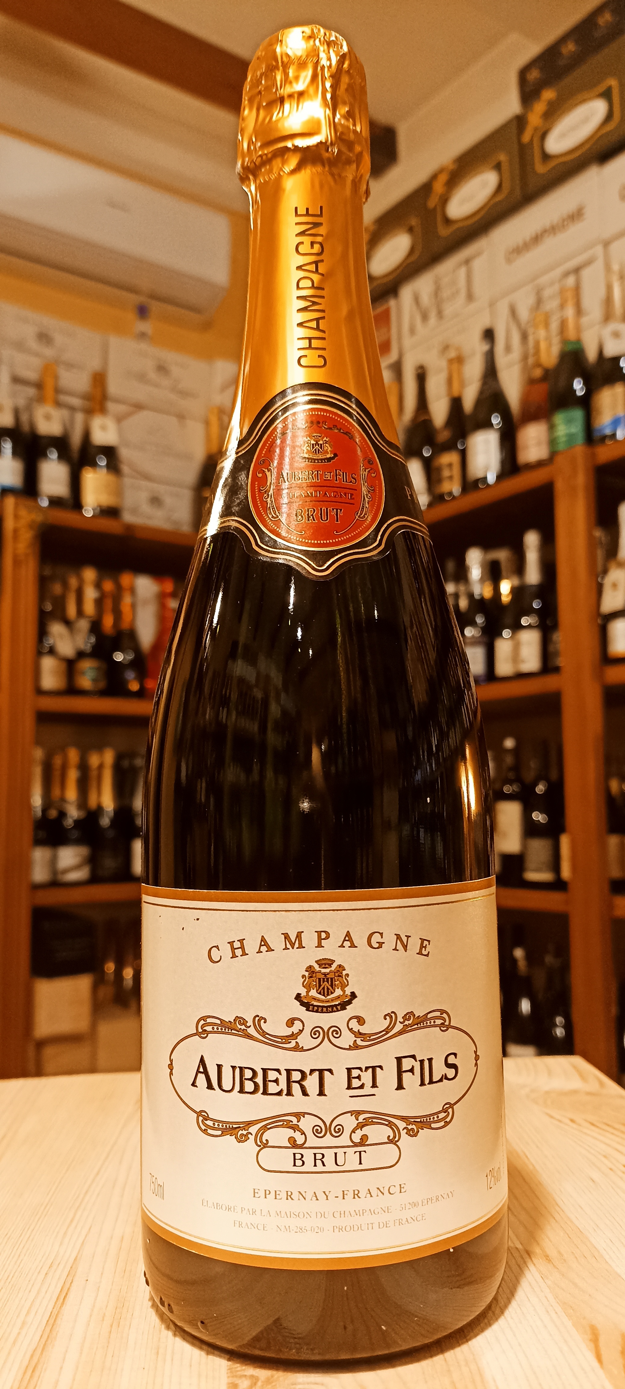 Champagne Aubert & Fils Brùt Tradition (N.M. a Epernay - France) - 0,75 L