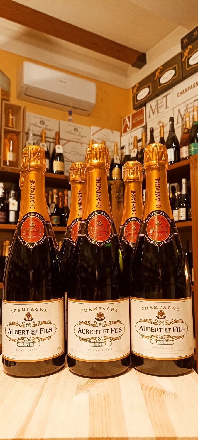 Champagne Aubert & Fils Brùt Tradition (N.M. a Epernay - France) - 6 bottiglie da 0,75 L