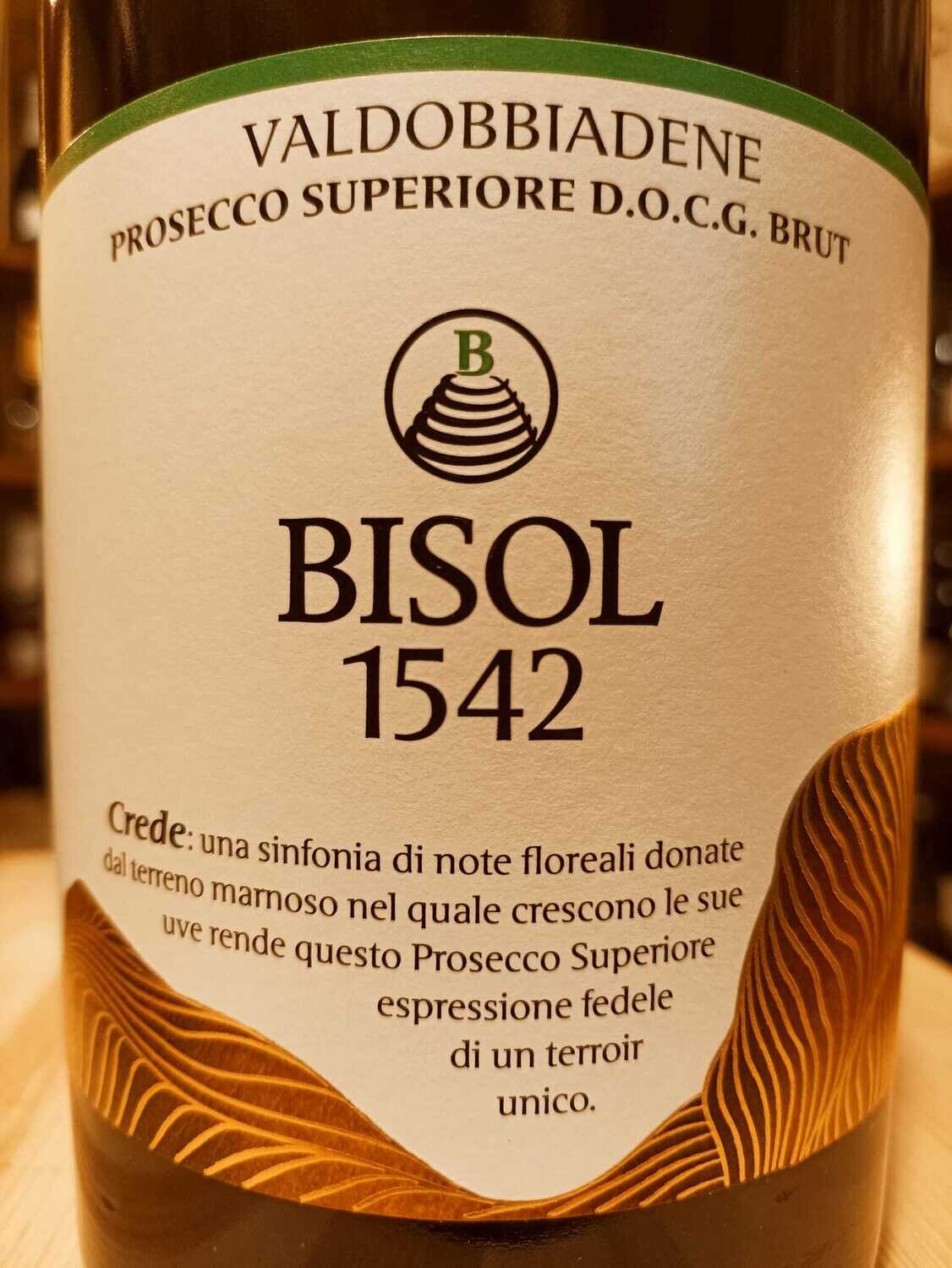 Prosecco di Valdobbiadene Superiore d.o.c.g. Brut Crede - Az. Vit. Bisol 1542 - Formato Magnum da 1,5 L