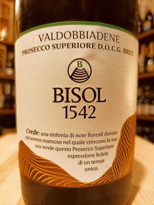 Prosecco di Valdobbiadene Superiore d.o.c.g. Brut Crede - Az. Vit. Bisol 1542 - 0,75 L
