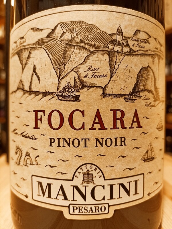 Colli Pesaresi D.O.C. Pinot Nero Focara  1,50 Litri -13Vol.% -Tenute Mancini - Pesaro - Marche- Italia