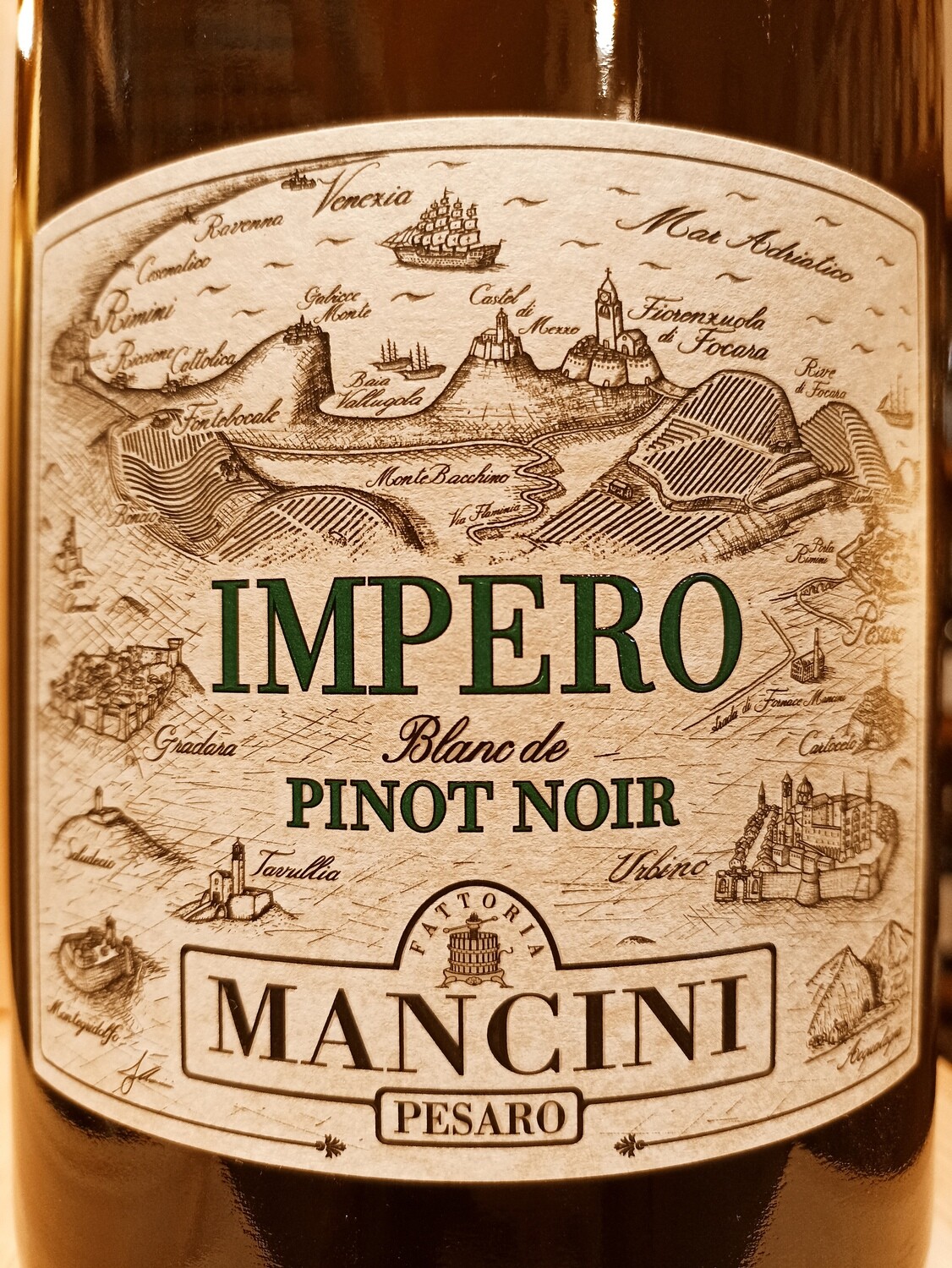 Marche Bianco D.o.c. Impero Pinot Nero vinificato in bianco - Az. Vit. Mancini - 3,0L - 13,5% Vol.