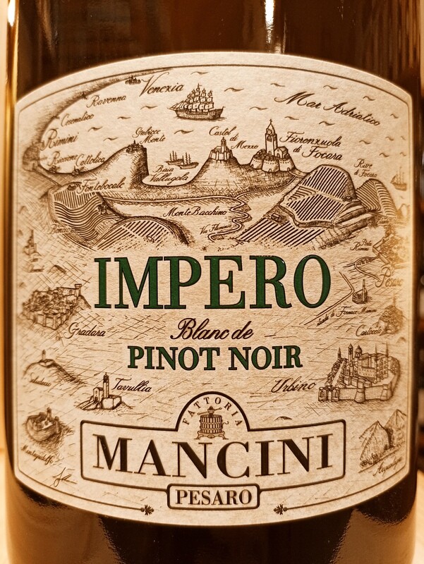 Marche Bianco D.o.c. Impero Pinot Nero vinificato in bianco - Az. Vit. Mancini - 3,0L - 13,5% Vol.