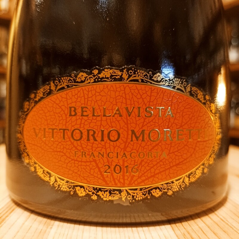 Franciacorta D.o.c.g. Brut Riserva Vittorio Moretti 2016 - Cassa Legno - Az. Vit. Bellavista - 0,75 Litri - 12,50 Vol.%