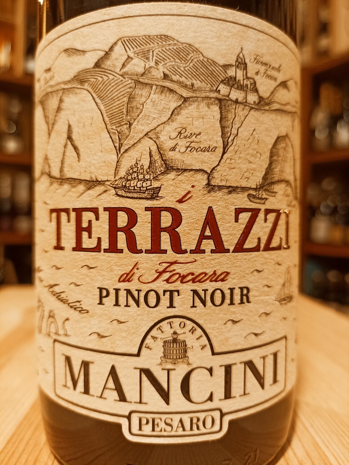 Colli Pesaresi D.o.c. Pinot Nero Terrazzi di Focara - Az. Vit. Mancini - Pesaro - 0,75 L