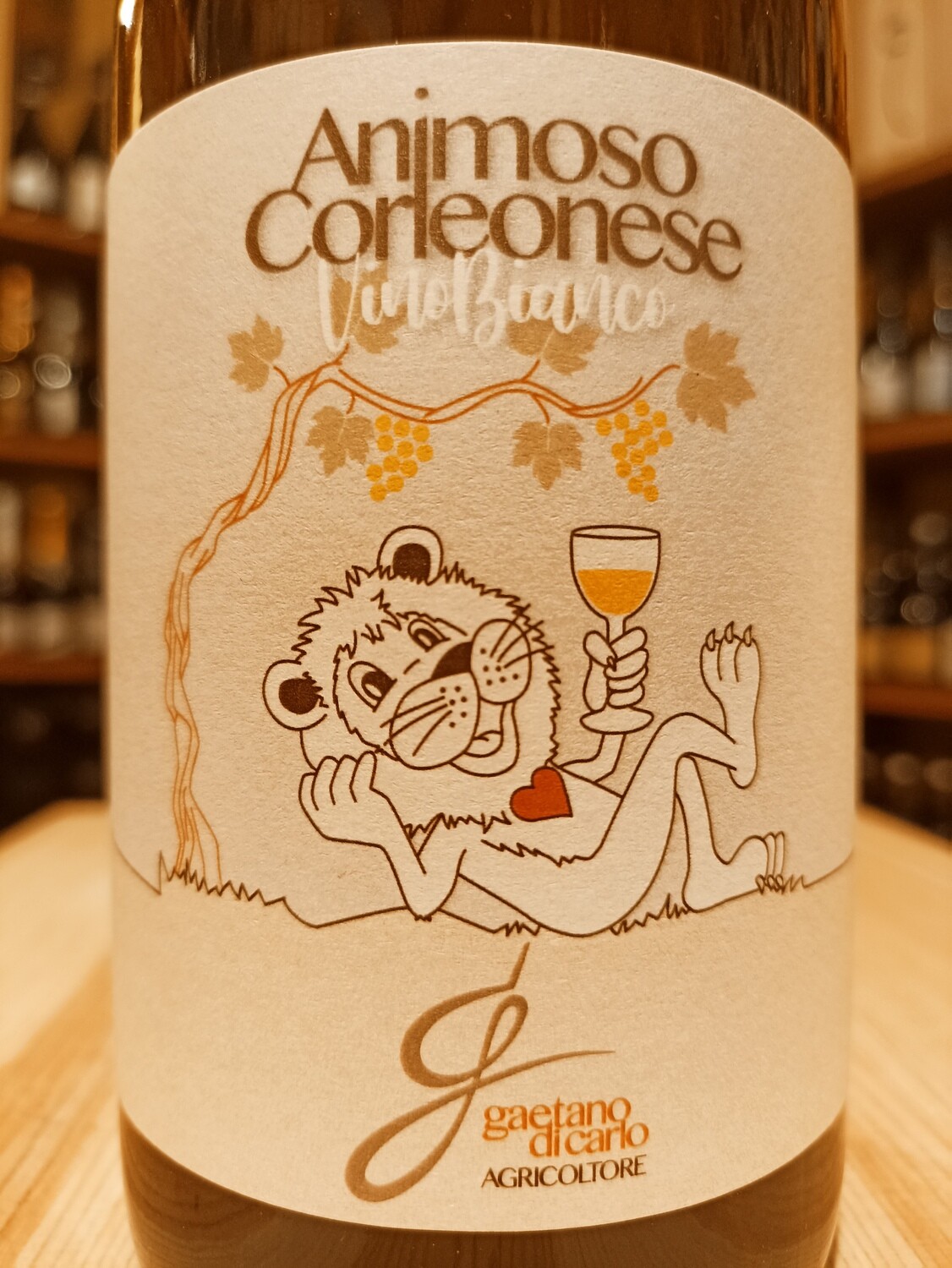 Terre Siciliane Bianco I.g.p. Catarratto Animoso Corleonese - Az. Agr. Gaetano Di Carlo in Corleone (PA) - 0,75 L