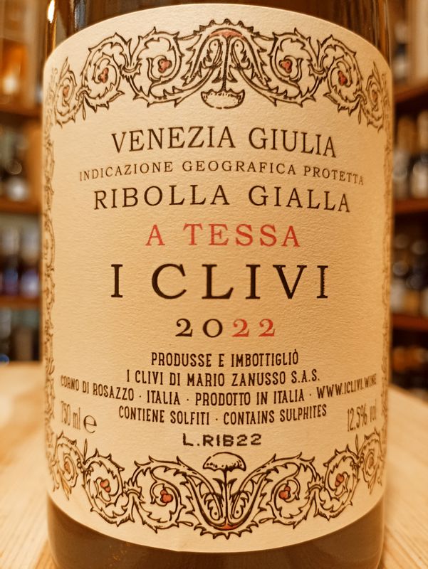 Venezia Giulia I.g.t. Ribolla Gialla A Tessa - Az. Vit. I Clivi - corno di Rosazzo (UD) - 0,75 L