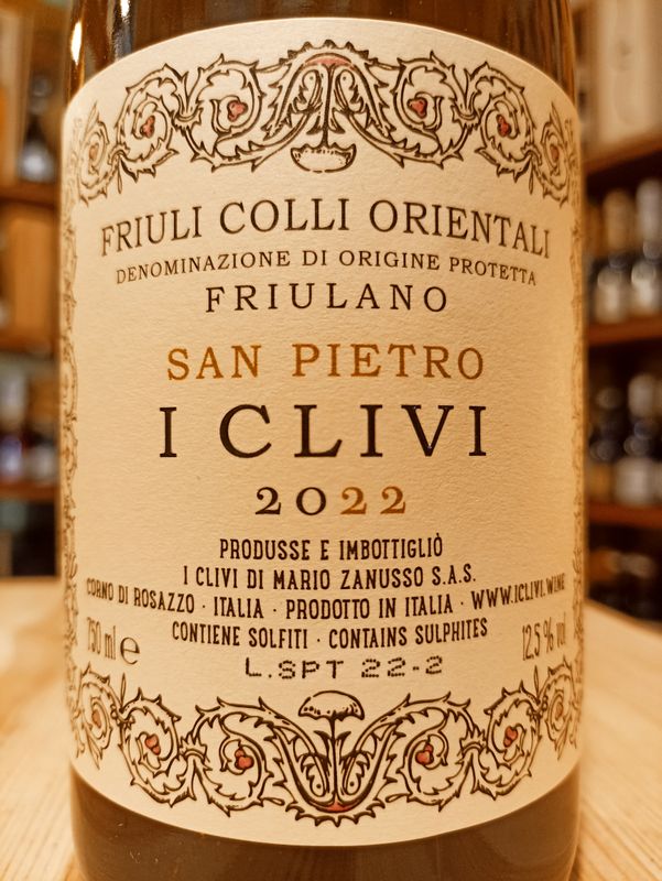 Venezia Giulia I.g.t. Tocai Friulano San Pietro   - Az. Vit. I Clivi - Corno di Rosazzo - 0,75 L