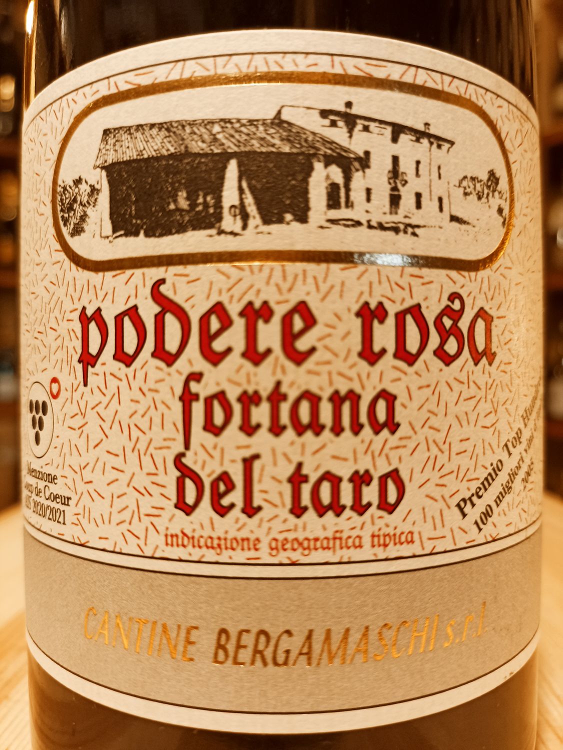Fortana del Taro I.g.p. Podere Rosa - Cantine Bergamaschi - Sambpseto di Busseto (PR) 0,75 L