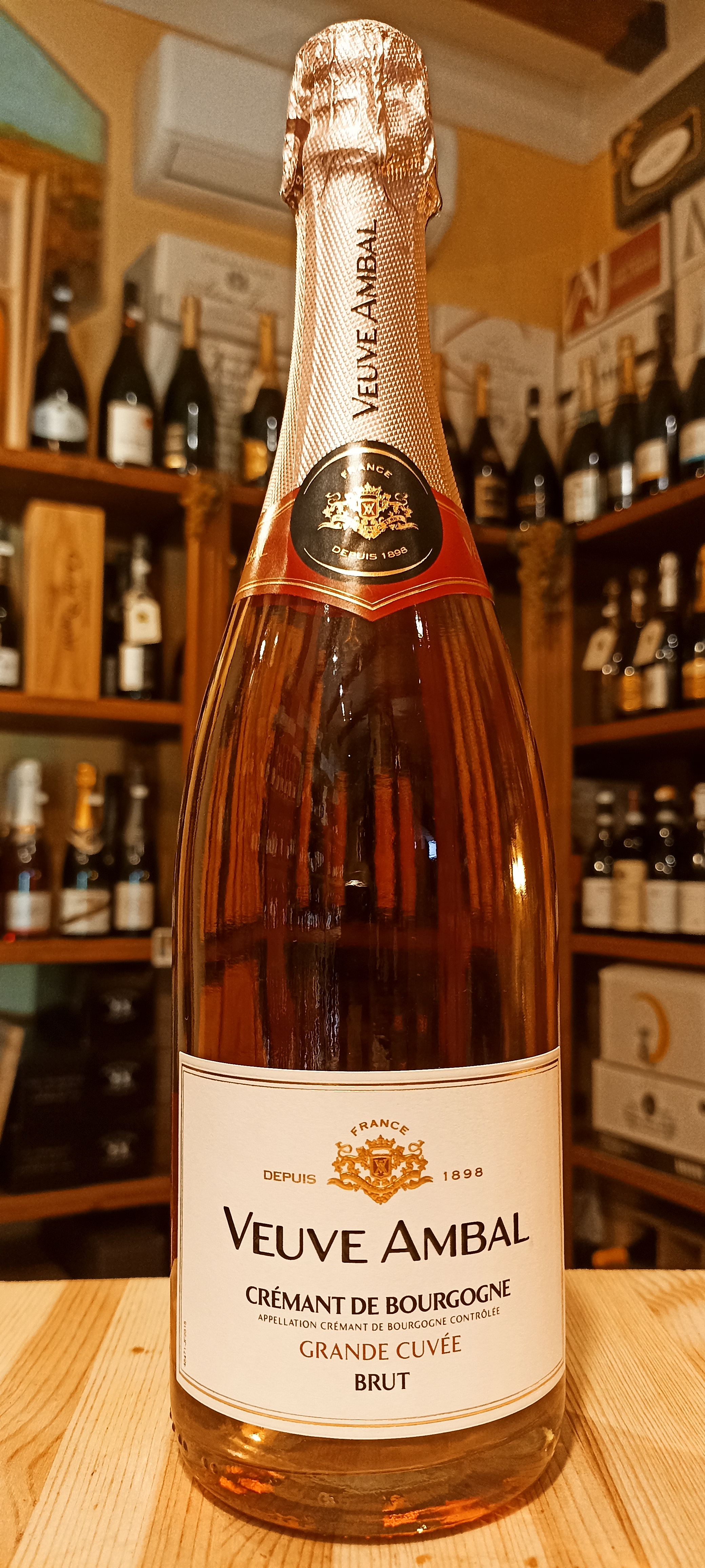 Cremant de Bourgogne Brut Rosè Grande Cuvée Veuve Ambal - 0,75 L