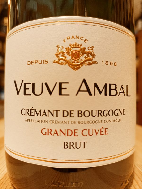 Cremant de Bourgogne Brut Grande Cuvée Veuve Ambal - 0,75 L