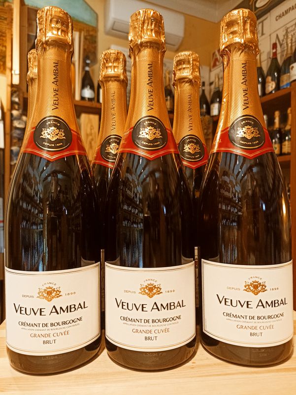 Cremant de Bourgogne Brut Grande Cuvee Veuve Ambal - 6 bottiglie