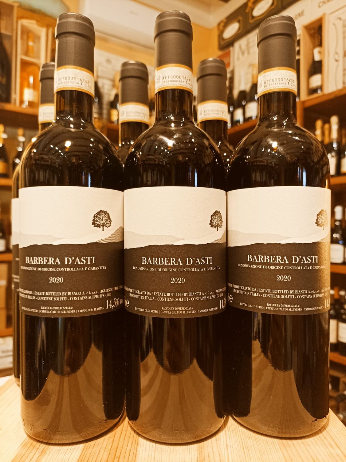 Barbera d’Asti D.o.c.g. Millesimato - by Bianco A. e f. Agliano Terme - 6 bottiglie da 0,75 L