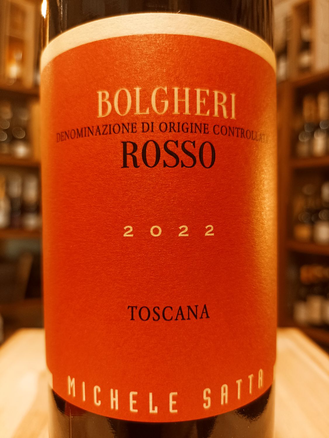Bolgheri Rosso D.o.c. 2022 - Az. Vit. Michele Satta - Castagneto Carducci - 0,75 L