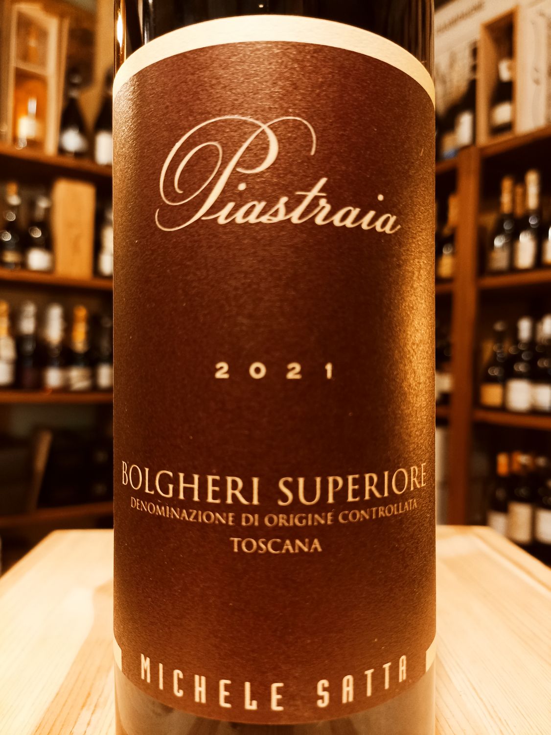 Bolgheri Rosso Superiore D.o.c. Piastraia 2021 - Az. Vit. Michele Satta - Castagneto Carducci - 0,75 L