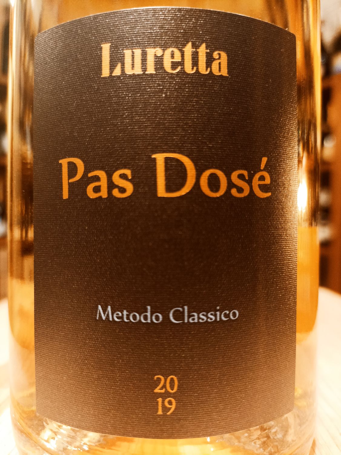 Colli Piacentini Metodo Classico Pas Dosè Millesimato - Az. Agr. Luretta - Castello di Momeliano - 0,75L